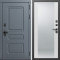 Входная дверь Termo-Door Аляска Графит - Зеркало белый софт