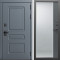 Входная дверь Termo-Door Аляска Графит - Зеркало Фацет Grey софт