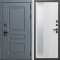 Входная дверь Termo-Door Аляска Графит - Зеркало Люмис Белый Софт
