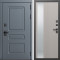 Входная дверь Termo-Door Аляска Графит - Зеркало Люмис Капучино