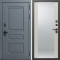 Входная дверь Termo-Door Аляска Графит - Зеркало Слоновая кость