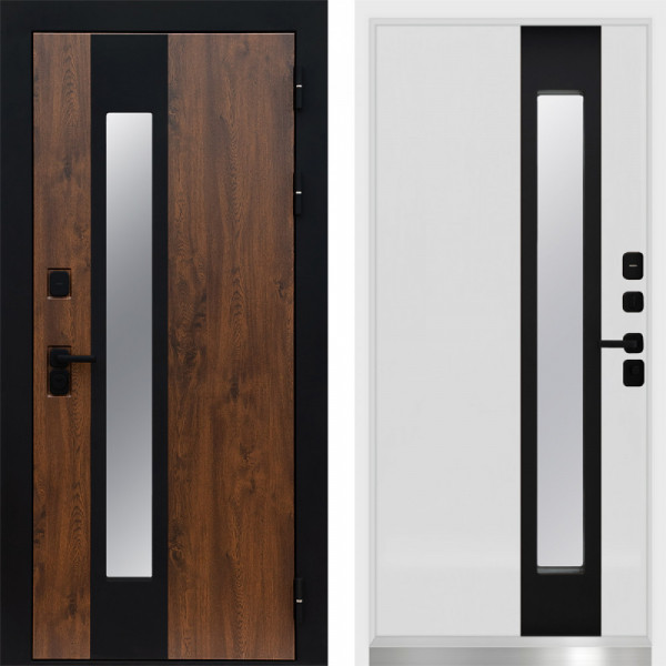 Входная дверь Termo-Door Арктика Дуб - White белый софт