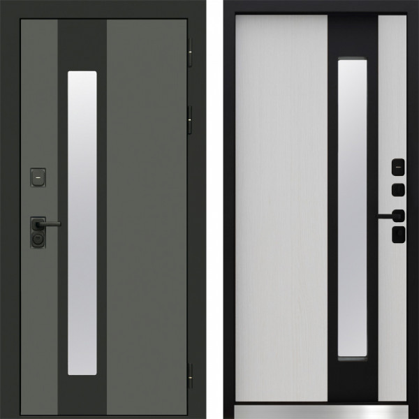 Входная дверь Termo-Door Арктика Графит - лиственница