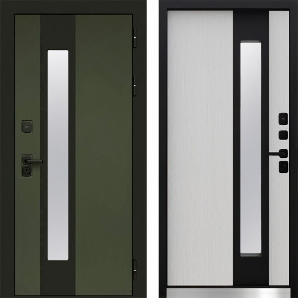 Входная дверь Termo-Door Арктика Грин - лиственница