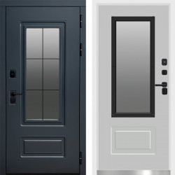 Входная дверь Termo-Door Эверест Графит - White белый софт