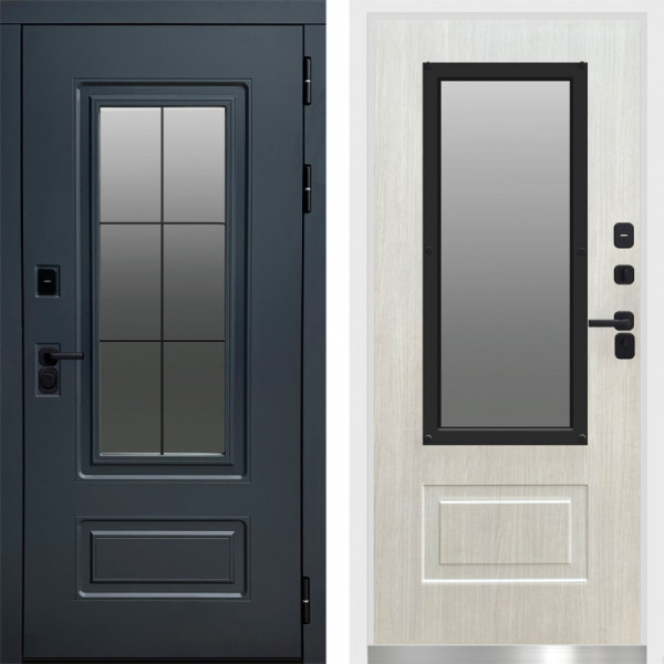 Входная дверь Termo-Door Эверест Графит - White лиственница