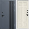 Входная дверь Termo-Door Фортис Ral 7024 - Белый Короб Изнутри Без серии Лиственница премиум
