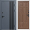 Входная дверь Termo-Door Фортис Ral 7024 - Белый Короб Изнутри Без серии Орех премиум
