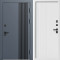 Входная дверь Termo-Door Фортис Ral 7024 - Белый Короб Изнутри Флэт Белый софт