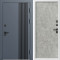 Входная дверь Termo-Door Фортис Ral 7024 - Белый Короб Изнутри Горизонт бетон светлый