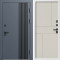 Входная дверь Termo-Door Фортис Ral 7024 - Белый Короб Изнутри Горизонт Слоновая кость