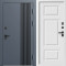 Входная дверь Termo-Door Фортис Ral 7024 - Белый Короб Изнутри Лион Белый софт