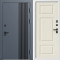 Входная дверь Termo-Door Фортис Ral 7024 - Белый Короб Изнутри Лион Лиственница