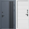 Входная дверь Termo-Door Фортис Ral 7024 - Белый Короб Изнутри Лучи White line