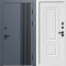 Входная дверь Termo-Door Фортис Ral 7024 - Белый Короб Изнутри Мадрид Белый софт