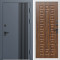 Входная дверь Termo-Door Фортис Ral 7024 - Белый Короб Изнутри Престиж дуб