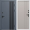 Входная дверь Termo-Door Фортис Ral 7024 - Белый Короб Изнутри Страйп Капучино