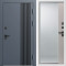 Входная дверь Termo-Door Фортис Ral 7024 - Белый Короб Изнутри Зеркало Фацет Капучино