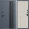 Входная дверь Termo-Door Фортис Ral 7024 - Горизонт Слоновая кость