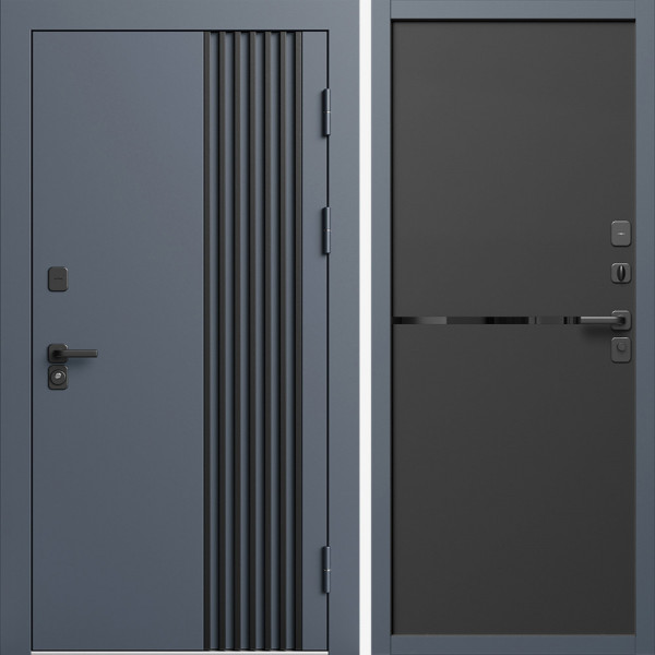 Входная дверь Termo-Door Фортис Ral 7024 - Нео Black