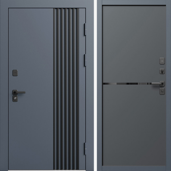 Входная дверь Termo-Door Фортис Ral 7024 - Нео Графит