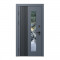 Входная дверь Termo-Door Фортис Ral 7024 Со Стеклопакетом - White белый софт