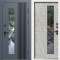 Входная дверь Termo-Door Фортис Ral 7024 Со Стеклопакетом - White бетон светлый