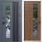 Входная дверь Termo-Door Фортис Ral 7024 Со Стеклопакетом - White дуб