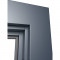 Входная дверь Termo-Door Фортис Ral 7024 Со Стеклопакетом - grey soft