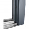 Входная дверь Termo-Door Фортис Ral 7024 Со Стеклопакетом - grey soft