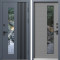 Входная дверь Termo-Door Фортис Ral 7024 Со Стеклопакетом - grey soft