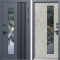 Входная дверь Termo-Door Фортис Ral 7024 Со Стеклопакетом - grey soft