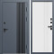 Входная дверь Termo-Door Фортис Ral 7024 - Страйп Белый Софт