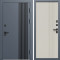 Входная дверь Termo-Door Фортис Ral 7024 - Страйп Слоновая Кость