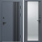 Входная дверь Termo-Door Фортис Ral 7024 - Зеркало Grey Софт