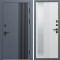 Входная дверь Termo-Door Фортис Ral 7024 - Зеркало Люмис Белый Софт