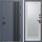 Входная дверь Termo-Door Фортис Ral 7024 - Зеркало Слоновая кость