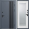 Входная дверь Termo-Door Фортис Ral 7024 - Зеркало Триумф Белый софт