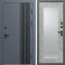 Входная дверь Termo-Door Фортис Ral 7024 - Зеркало Триумф бетон светлый