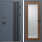 Входная дверь Termo-Door Фортис Ral 7024 - Зеркало Триумф дуб