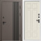 Входная дверь Termo-Door Фортис Ral 8019 - Белый Короб Изнутри Без серии Лиственница премиум