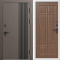 Входная дверь Termo-Door Фортис Ral 8019 - Белый Короб Изнутри Без серии Орех премиум