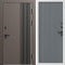 Входная дверь Termo-Door Фортис Ral 8019 - Белый Короб Изнутри Флэт Grey софт