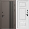 Входная дверь Termo-Door Фортис Ral 8019 - Белый Короб Изнутри Лион Белый софт