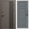 Входная дверь Termo-Door Фортис Ral 8019 - Белый Короб Изнутри Лион Grey софт