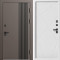 Входная дверь Termo-Door Фортис Ral 8019 - Белый Короб Изнутри Лучи белый