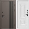 Входная дверь Termo-Door Фортис Ral 8019 - Белый Короб Изнутри Мадрид Белый софт