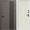 Входная дверь Termo-Door Фортис Ral 8019 - Белый Короб Изнутри Мадрид Лиственница