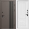Входная дверь Termo-Door Фортис Ral 8019 - Белый Короб Изнутри Марсель Белый софт