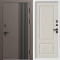 Входная дверь Termo-Door Фортис Ral 8019 - Белый Короб Изнутри Марсель Слоновая кость